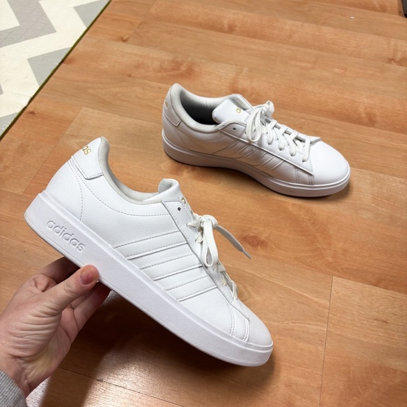 Adidas White Grand Court Cloudfoam Lifestyle Casual
Sneakers Womens 10 - Picture 7 of 12
